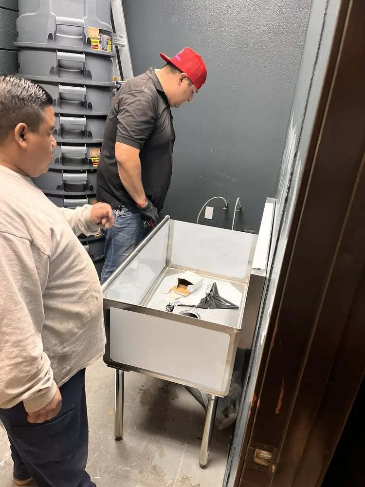 Commercial plumbing and sink installation in Pierce Acres